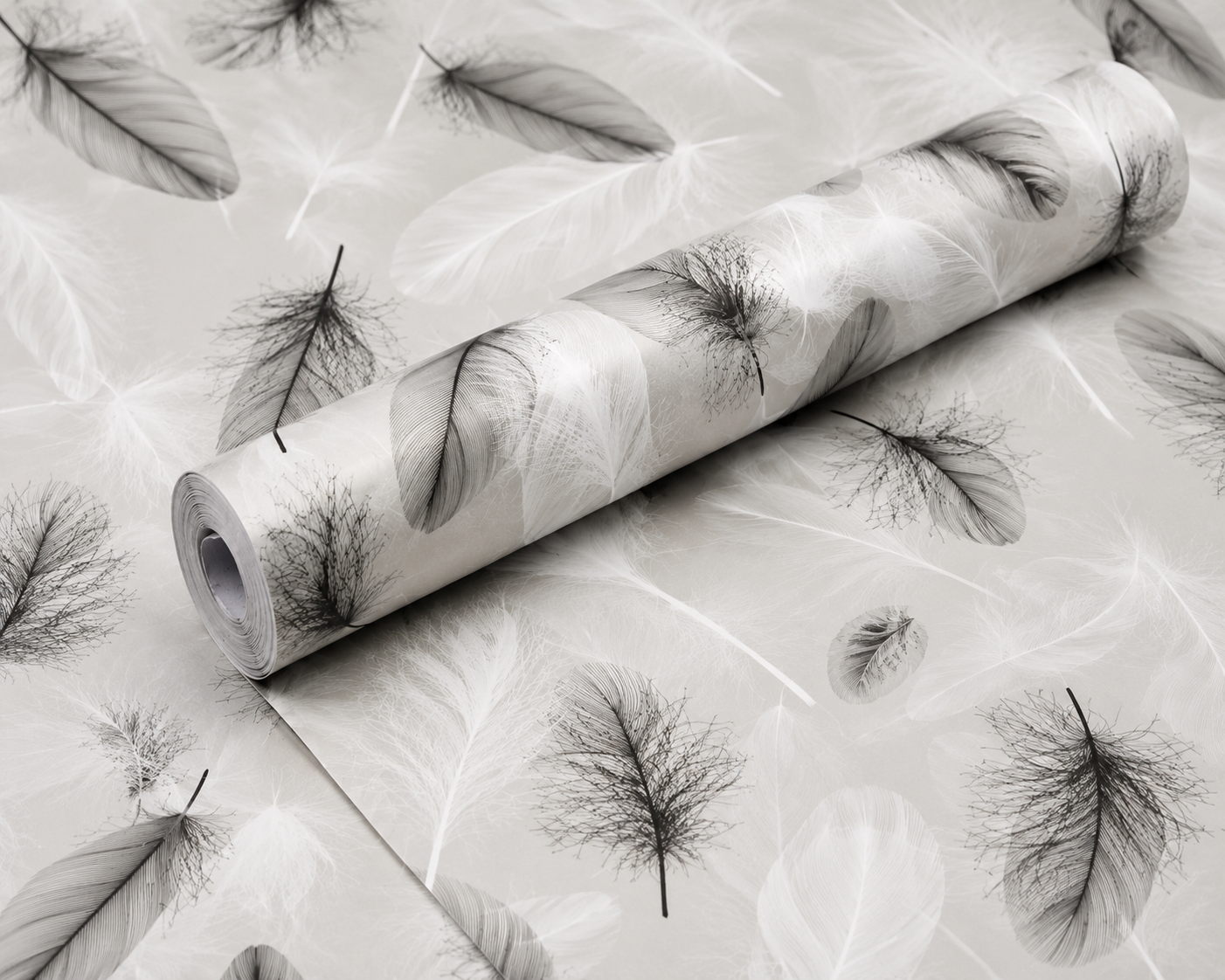 Plume Élégante | Papier Peint Mural